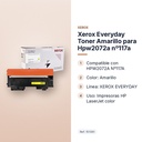 XEROX EVERYDAY TONER AMARILLO PARA HPW2072A Nº117A - características principales