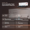 XEROX EVERYDAY TONER CYAN HP207X W2211X - resumen de atributos