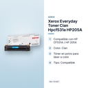 XEROX EVERYDAY TONER CIAN HPCF531A HP205A - características principales