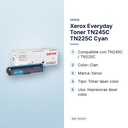XEROX EVERYDAY TONER TN245C TN225C CYAN - características principales