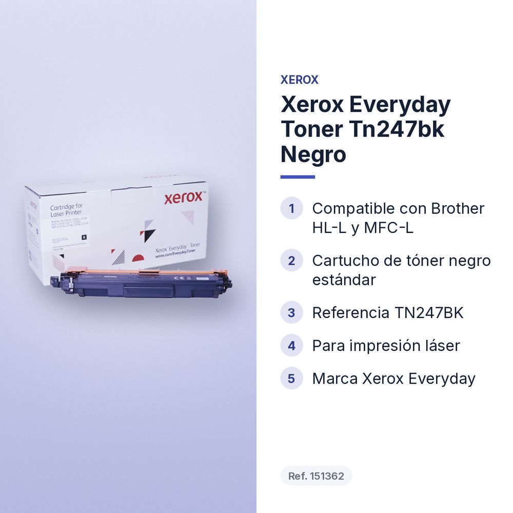 XEROX EVERYDAY TONER TN247BK NEGRO - características principales