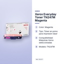 XEROX EVERYDAY TONER TN247M MAGENTA - características principales