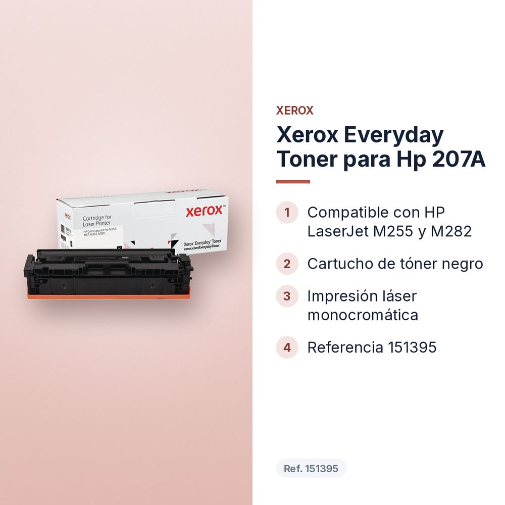 XEROX EVERYDAY TONER PARA HP 207A - características principales
