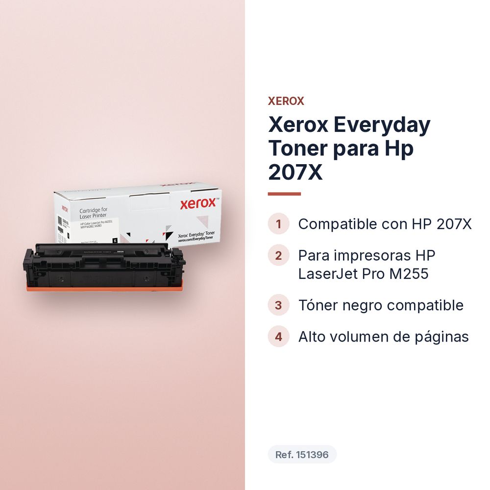 XEROX EVERYDAY TONER PARA HP 207X  - características principales