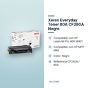 XEROX EVERYDAY TONER 80A CF280A NEGRO - características principales