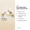 ENCUADERNADOR LATON S/ARAND.40 - características principales