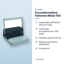 ENCUADERNADORA FELLOWES METAL 100 - características principales