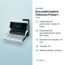 ENCUADERNADORA FELLOWES PULSAR+ - características principales