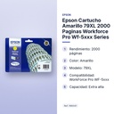 EPSON CARTUCHO AMARILLO 79XL 2000 PAGINAS WORKFORCE PRO WF-5XXX SERIES - características principales
