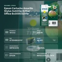 EPSON CARTUCHO AMARILLO STYLUS SX420W/425W/ OFFICE BX305F/320FW - resumen de atributos