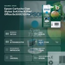 EPSON CARTUCHO CIAN STYLUS SX420W/425W/ OFFICE BX305F/320FW - resumen de atributos