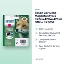 EPSON CARTUCHO MAGENTA STYLUS S22/SX420W/425W/ OFFICE BX305F - características principales