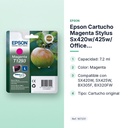 EPSON CARTUCHO MAGENTA STYLUS SX420W/425W/ OFFICE BX305F/320FW - características principales