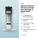 EPSON CARTUCHO WF-C5XXX SERIES INK CARTRIDGE XL BLACK  5000 - características principales