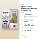 EPSON CLARIA PREMIUM CARTUCHO AMARILLO 26 - características principales