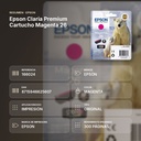 EPSON CLARIA PREMIUM CARTUCHO MAGENTA 26 - resumen de atributos