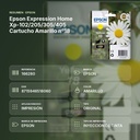 EPSON EXPRESSION HOME XP-102/205/305/405 CARTUCHO AMARILLO Nº18 - resumen de atributos