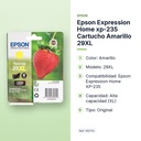 EPSON EXPRESSION HOME XP-235 CARTUCHO AMARILLO 29XL - características principales