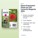EPSON EXPRESSION HOME XP-235 CARTUCHO MAGENTA 29XL - características principales