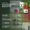 EPSON EXPRESSION HOME XP-235 CARTUCHO MAGENTA Nº 29 - resumen de atributos