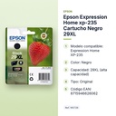 EPSON EXPRESSION HOME XP-235 CARTUCHO NEGRO 29XL - características principales