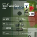 EPSON EXPRESSION HOME XP-235 CARTUCHO NEGRO 29XL - resumen de atributos