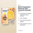 EPSON EXPRESSION HOME XP-530 CARTUCHO AMARILLO - características principales