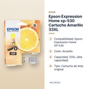 EPSON EXPRESSION HOME XP-530 CARTUCHO AMARILLO 33XL - características principales
