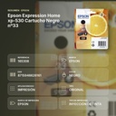 EPSON EXPRESSION HOME XP-530 CARTUCHO NEGRO Nº33 - resumen de atributos