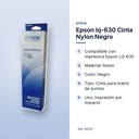 EPSON LQ-630 CINTA NYLON NEGRO - características principales