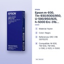 EPSON M-930, TM-930/930II/950, U-590/950/925, H-5000 ERC-31B (S015231) CINTA NYLON NEGRO - características principales