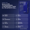 EPSON M-930, TM-930/930II/950, U-590/950/925, H-5000 ERC-31B (S015231) CINTA NYLON NEGRO - resumen de atributos