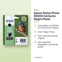 EPSON STYLUS PHOTO R2000 CARTUCHO NEGRO PHOTO - características principales