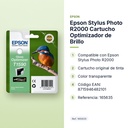EPSON STYLUS PHOTO R2000 CARTUCHO OPTIMIZADOR DE BRILLO - características principales