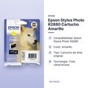 EPSON STYLUS PHOTO R2880 CARTUCHO AMARILLO - características principales