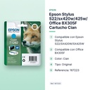 EPSON STYLUS S22/SX420W/425W/ OFFICE BX305F CARTUCHO CIAN - características principales