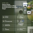 EPSON STYLUS SX420W/425W/ OFFICE BX305F/320FW CARTUCHO NEGRO - resumen de atributos