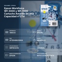 EPSON WORKFORCE WF-3000 Y WF-7000 CARTUCHO AMARILLO DE ALTA CAPACIDAD Nº27XL - resumen de atributos