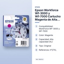 EPSON WORKFORCE WF-3000 Y WF-7000 CARTUCHO MAGENTA DE ALTA CAPACIDAD Nº27XL - características principales