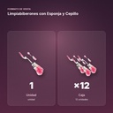 LIMPIABIBERONES CON ESPONJA Y CEPILLO - formato de venta: caja de 12