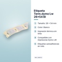 ETIQUETA TERM.DYMO LW 26X54 BL - características principales