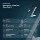 HUB USBC A 4 PUERTOS USBA EWENT - resumen de atributos