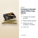 FASTENER LATONADO INGRAF OFFICE CAJA 50UDS - características principales