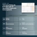 TALONARIO NOTAS DE ENTREGA LOAN 4º APAISADO DUPLICADO AUTOCOPIANTE - resumen de atributos