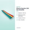 CHURRO CORCHO 1,50 CM AMARILLO - características principales