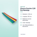 CHURRO CORCHO 1,50 CM NARANJA - características principales