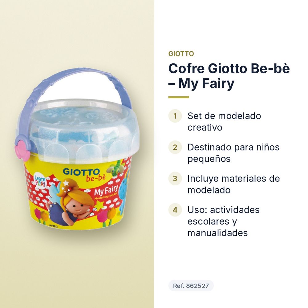 COFRE GIOTTO BE-BÈ – MY FAIRY - características principales