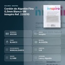 CORDÓN DE ALGODÓN FINO 0,5MM  BLANCO 5M INNSPIRO REF. 220010 - resumen de atributos