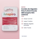 CORDÓN DE ALGODÓN FINO 0,5MM  FUCSIA 5M INNSPIRO REF. 220033 - características principales