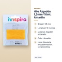 HILO ALGODÓN 1,5MM*10MT. AMARILLO - características principales